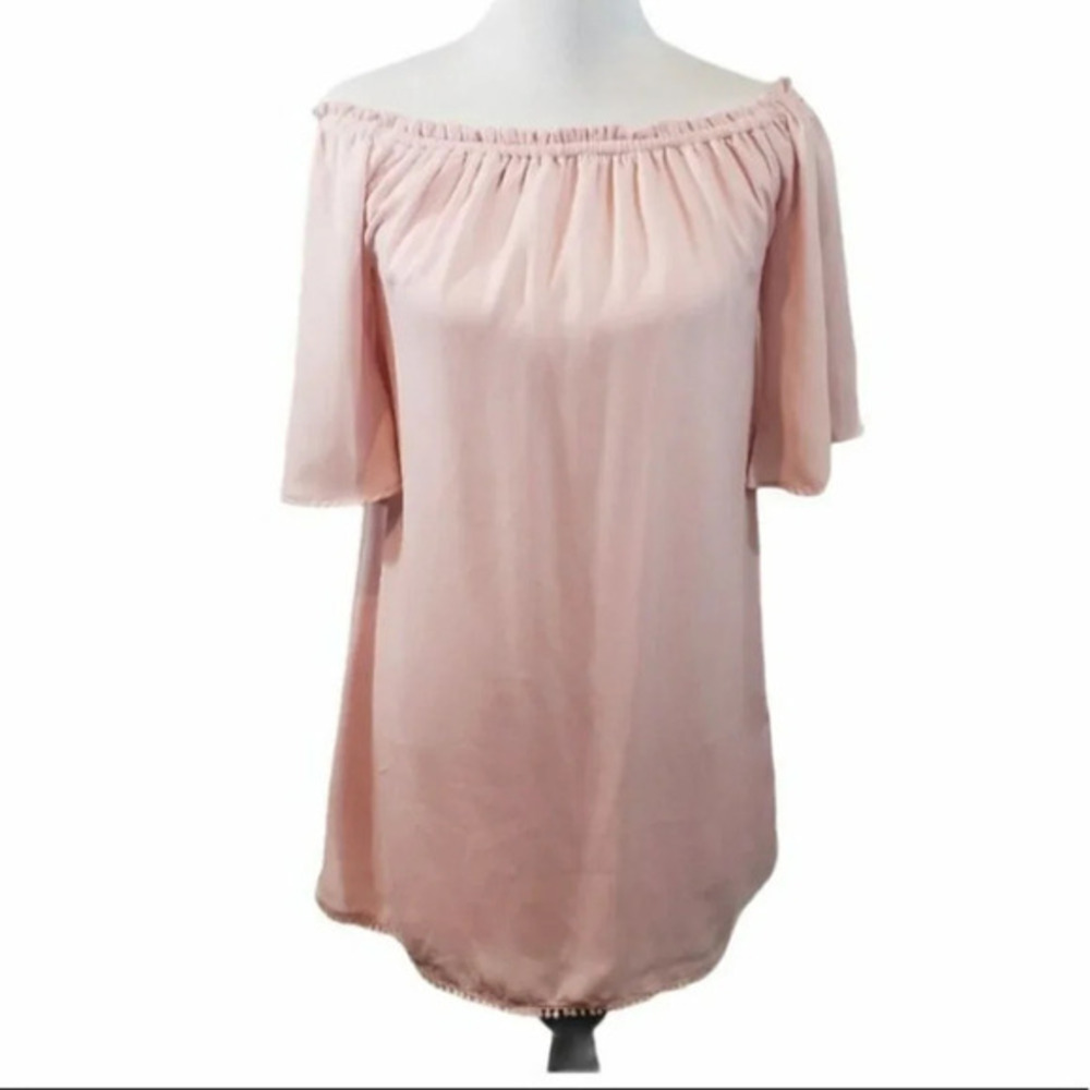 Pink Republic S pink off the shoulder dress